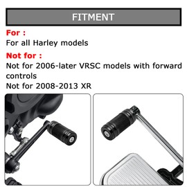1pc Shifter Peg Bike Foot Peg Footrest for Harley Sportster Touring Softail Street Glide Road Dyna