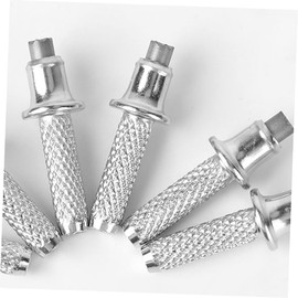 SUPVOX 12pcs Tungsten Trekking Pole Tips Replacement Alpenstock Tips for Hiking Accessory for Walking Sticks Easy to Install and Grip