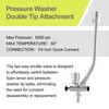 REALYOU Foam Cannon with Foam Cannon Dual-Connector, Pressure Washer Accessory