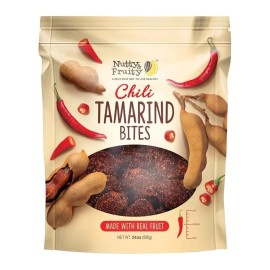 Nutty & Fruity 4 bags of Nutty & Fruity Spicy Chili Tamarind Bites, 24 Oz/bag - REAL FRUIT