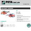 Peta Easi-Grip Left Hand Scissor (45mm rounded blade) Great for
