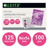 Leitz 33810 Laminating Pouches Made of 125 Micron Thick Material