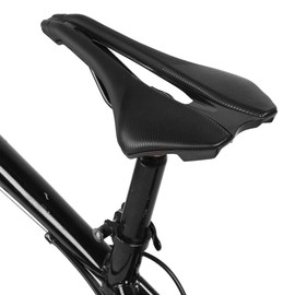 BestYiJo Asientos para Bicicletas, cómodo Asiento de Bicicleta de Cuero, Transpirable, Impermeable, fórmula Fija Sillín de Bicicleta, Asiento de Bicicleta para montaña, Ciudad, Carretera, Carreras