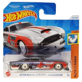 Hot Wheels - Aston Martin DB4GT High Speed Edition - Muscle Mania 5/5 - HRY86 - Short Card - ZAMAC - Mattel 2024 - 1:64