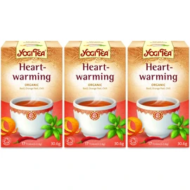 (3 PACK) - Yogi Tea - Heartwarming Tea | 17 Bag | 3 PACK BUNDLE