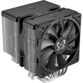 Scythe Fuma 3 CPU Air Cooler, Intel LGA1700, LGA1151, AMD AM5/Ryzen 120mm, Dual Tower, Black Top Cover