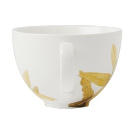 Maxwell & Williams Royal Botanic Gardens Australian Orchids Cup & Saucer 240ML Yellow Gift Boxed