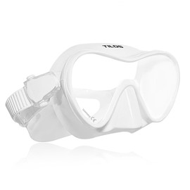 Tilos CoveOps Frameless Mask for Scuba Diving and Snorkeling (White)