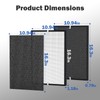 4 Sets Air220 Air320 Replacement Filters Compatible with Bissell Air320