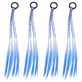 SATPULOT Wig Extension, Hair Extension, Braid, Braid, Children's Gradient, Ponytail, Colorful, Wig, Point Wig, Kids Extension, Hair Extension, Hip Hop, Colorful, Hair Extension, One Touch, Kids,