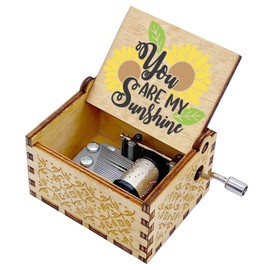 You Are My Sunshine - Caja de música con diseño de girasol, regalos únicos para cumpleaños, aniversario, Navidad, día de San Valentín, día de la madre