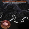 Zsrivk Fishing Cast Net, SaltwaterThrow Cast Net with Heavy Duty