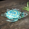 Qf Hangmade Glass Figurine Blown Sea Turtle, Glass Sculpture, Home