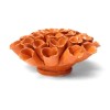 chive Large Orange Ceramic Flower Sea Polyp Novelty Decor