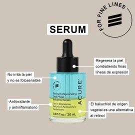 Suero Bifásico Acure Bakuchiol 20ml Antioxidante Líneas Finas
