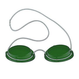 Art of Sun Solarium Protective Glasses Green UV Glasses with Elastic Strap 600005 Green