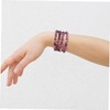 KONTONTY 2Pcs Emperor Stone Bead Bracelet Smooth Surface Natural Stone