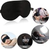 Viedouce Sleep Mask Silk Eye Mask Pack of 2, 100%