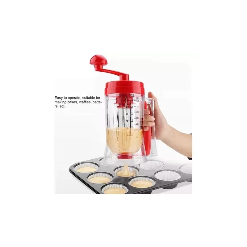 ML Maquina Mezclador Dispensador Manual Para Hot Cakes Pancakes