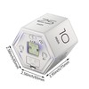 Hexagon Digital Clock Timer Magnetic Cubes Timer Kitchen Hexagon Flip