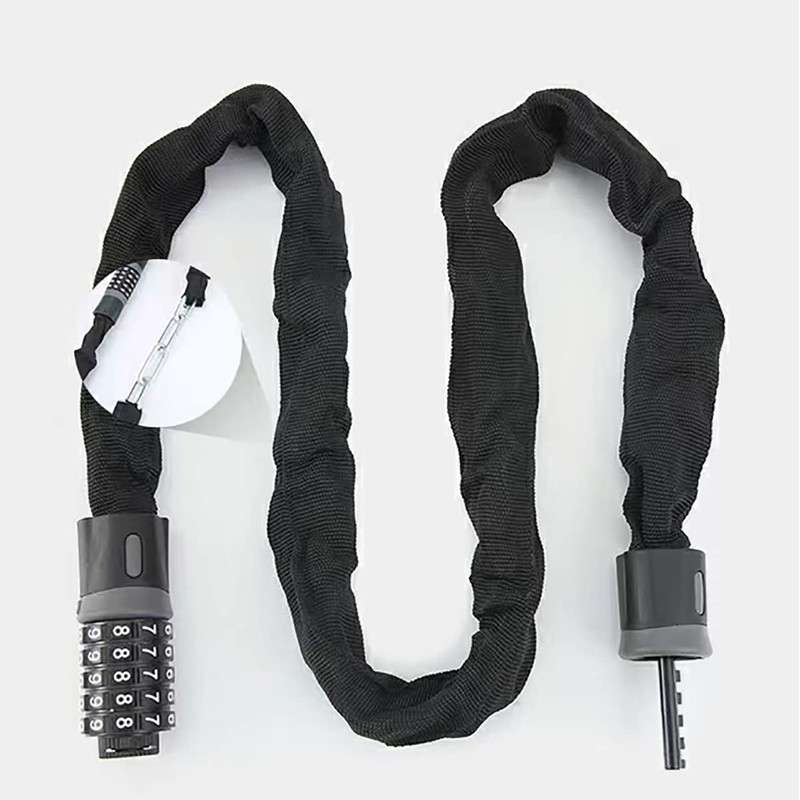 FYJIDY Bicycle Chain Lock,1 Meter Heavy Duty Steel Chain Lock