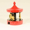 Metal Die Cast Red Carousel Sharpener Miniature Pencil Sharpener