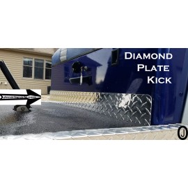 J & O Carts Parts Yamaha G1 Golf Cart Highly Polished Aluminum Diamond Plate KICK plate