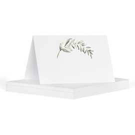 Yharnamite 50 Pcs Place Cards for Table, Wedding or Party Name Cards Blank Table Name Signs, Wedding Reception Place Cards for Weddings, Buffet Party, Table Setting