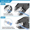 Plustool Crimping Tool for Non-Insulated Open Barrel Terminals & Receptacles