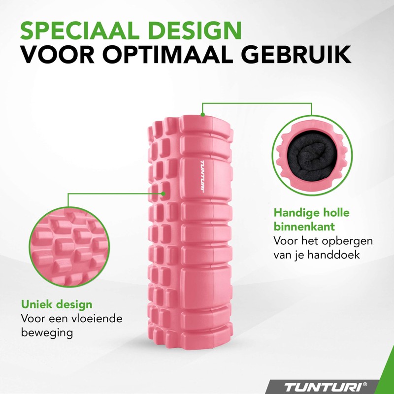 Tunturi Yoga Grid Foam Roller - Back Spine Roller -