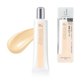 d program Medicinal Skin Care Base, Makeup Break-Prevention, For Sensitive Skin, Rough Skin, Makeup Foundation, Concealing Pore Prevention, CC Medium Beige, 0.9 oz (25 g) [Quasi-Drug]