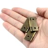 Murtenze 24 Pack 1.5 Inch Door Hinge Cabinet Hinge,Antique Bronze