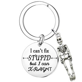 Nimteve Radiology Tech Gifts X-Ray Tech Gifts For Women Radiology Gifts Radiology Tech Keychain Funny Graduation Gifts For Radiology Radiologist X-Ray Technician Graduate