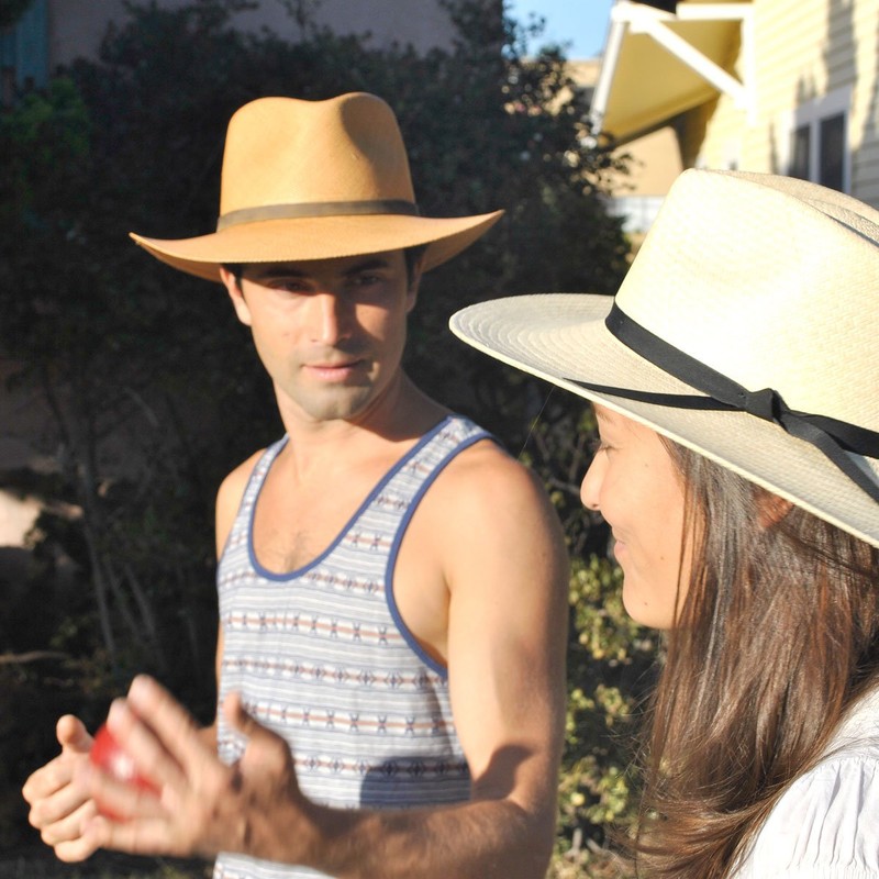 Jaxon MJ Panama Straw Outback Hat (Medium, Putty)