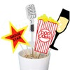 YiYaO Props Funny Photo Props Oscar 33-Piece Photo Props Cinema