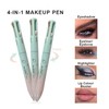 BeauFairy 4 in 1 Makeup Pen, Multifunctional Cosmetic Pen, Waterproof