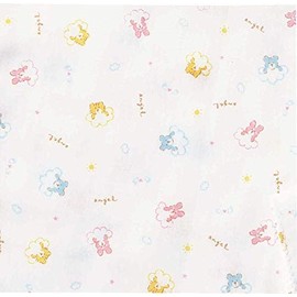 Angel Baby Gauze Handkerchief, Set of 3 x 3 (Print) 100% Cotton, Made in Japan, Fluffy and Gentle Texture