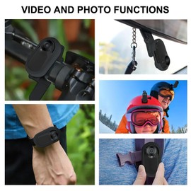 Goshyda HD 1080P Cat Collar Camera, 170° Wide Angle Lens Pet Dog Collar Camera, Mini Sports Action Camera with Video Records, for Mountain Biking Pets Travel