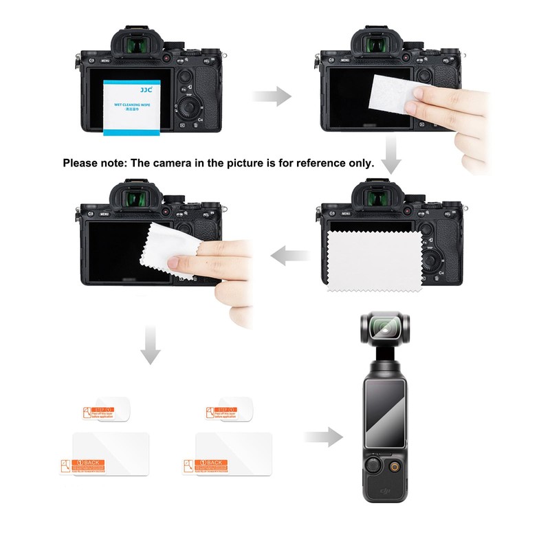 [2+2 Pack] Screen Protector for Dji Osmo Pocket 3, Lens