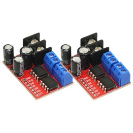 2PCS H Bridge Remote Control 5A 3V-14V Dual DC Motor Controller Drive Module Voltage Reverse PWM Speed Regulation Double