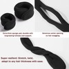 10PCS Hair Bun Maker for Women, Magic Snap Roll Sponge