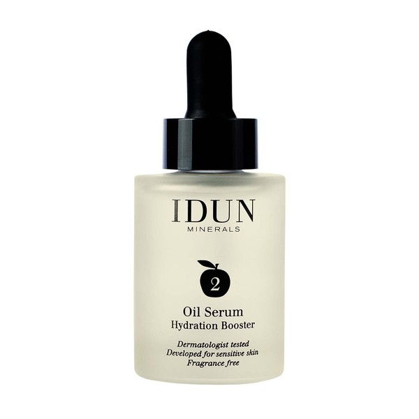 Idun Minerals Oil Serum Hydration Booster - Lightweight Texture - For Plumped, Glowing And Healthy Radiant Skin - Infused With 99.7% Natural Oils - Penetrate The Skin Locking In Moisture - 1 Oz