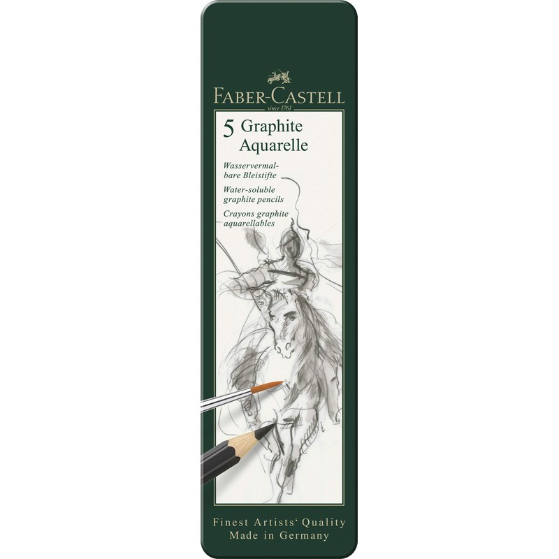Faber-Castell Art and Graphic (Aquarelle Monochrome Set) with Water Tank