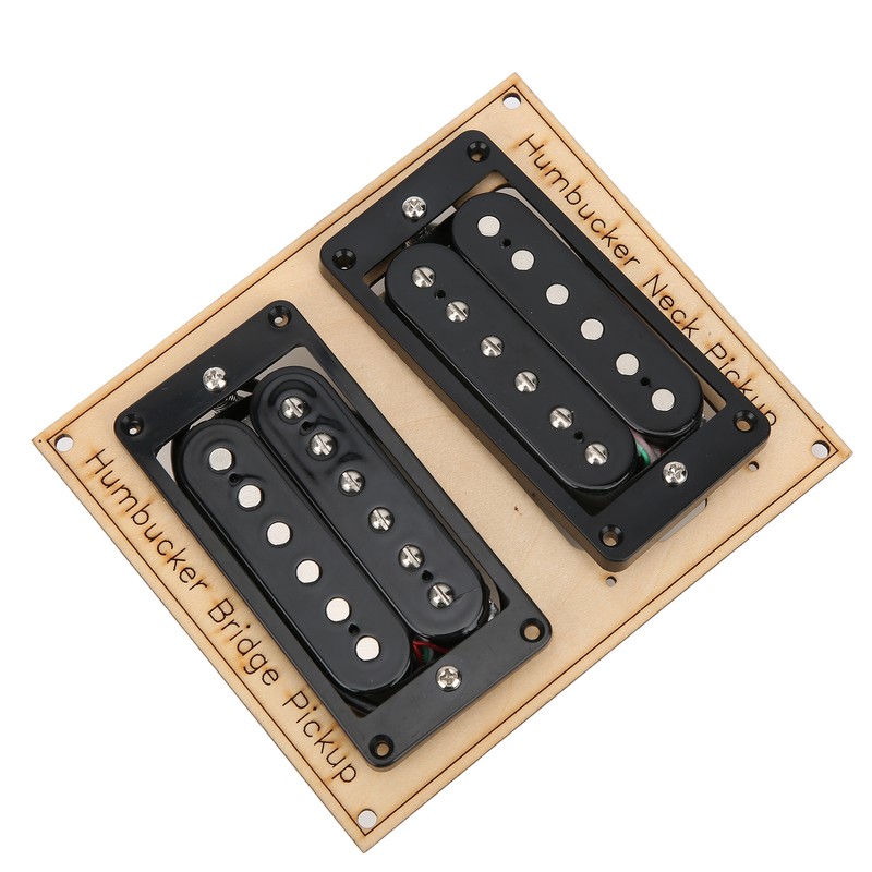 2Pcs Pickup Set Alnico 5 for Guitar Bridge Durable Musical