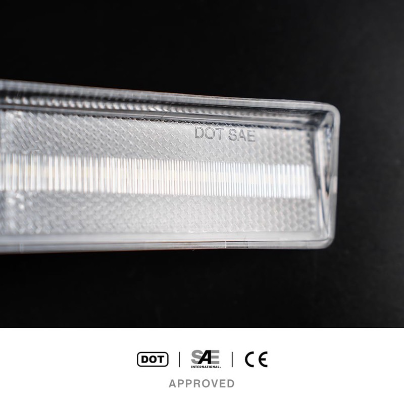 LED Side Marker Lights for 1980-1986 Fo'rd F150 F250 F350