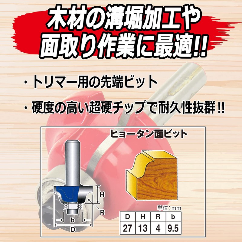 SK11 Router and Calabash Surface Trimmer Bit, 1.1, 1.3, 1.5 inches