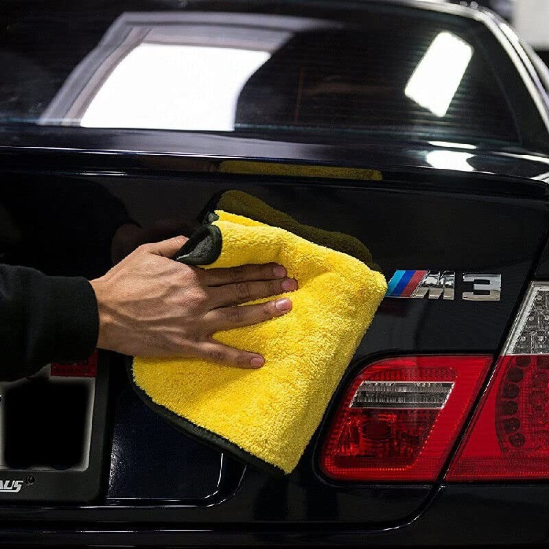 AIMALL 6PCS Car Wash Cloth Microfibre Super Absorbent Polishing Cleaning