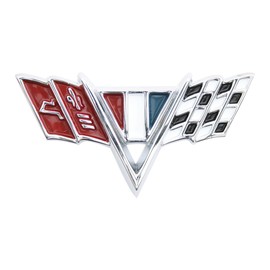 KNS Accessories KC4526 V Flag Front Fender Emblem (1964-1967 Impala)