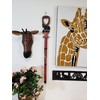 African Wood Decorative Walking Stick (Hand Made in Kenya) (Elephant
