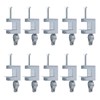 FarBoat 10 Pcs C-Clamps Cable Clamp for Pipe Galvanised Iron